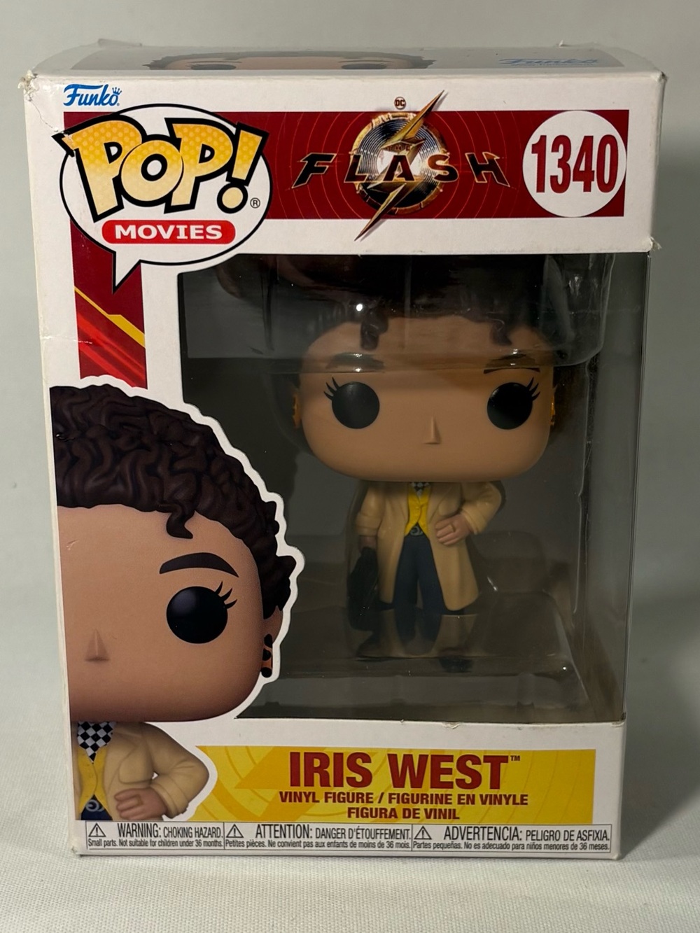 ⚡ FUNKO POP! MOVIES DC THE FLASH IRIS WEST VINYL FIGURE COLLECTIBLE NEW IN BOX ⚡